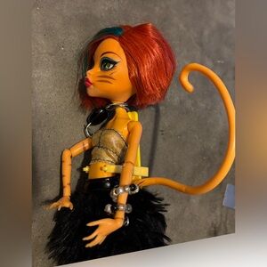 Toralei Stripe Monster High Fashion Doll with Red-Striped Hair